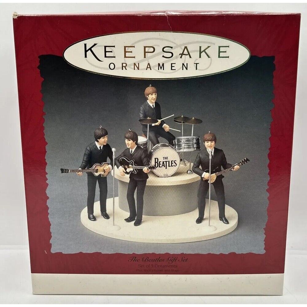 Hallmark Keep Sake "The Beatles" Gift‎ Ornaments 1994 New In Box U244